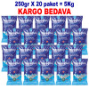 5Kg Sofralık Çankırı Kristal Kaya Tuzu 84 Mineralli 250g X 20 paket 5Kg Sofralık Çankırı Kristal Kaya Tuzu 84 Mineralli 250g X 20 paket