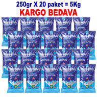 5Kg Sofralık Çankırı Kristal Kaya Tuzu 84 Mineralli 250g X 20 paket 5Kg Sofralık Çankırı Kristal Kaya Tuzu 84 Mineralli 250g X 20 paket