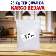 25kg Tek pakette SOFRALIK İNCE Çankırı Kristal Kaya Tuzu  84 mineralli