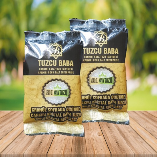 1kg Granül Çankırı Kristal Kaya Tuzu 84 Mineralli 500gr X2 paket 1kg Granül Çankırı Kristal Kaya Tuzu 84 Mineralli 500gr X2 paket