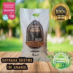 5kg Tek çuvalda GRANÜL Çankırı Kristal Kaya Tuzu 84 Mineralli sole 5kg Tek çuvalda GRANÜL Çankırı Kristal Kaya Tuzu 84 Mineralli sole