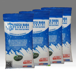 1Kg Sofralık Çankırı Kristal Kaya Tuzu 84 Mineralli 250g X 4 paket