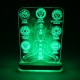 Tuz Lambası 3d 7 Çakra 5v Led Usb Kablolu - 3 - 4 kg Tuz Lambası 3d 7 Çakra 5v Led Usb Kablolu - 3 - 4 kg