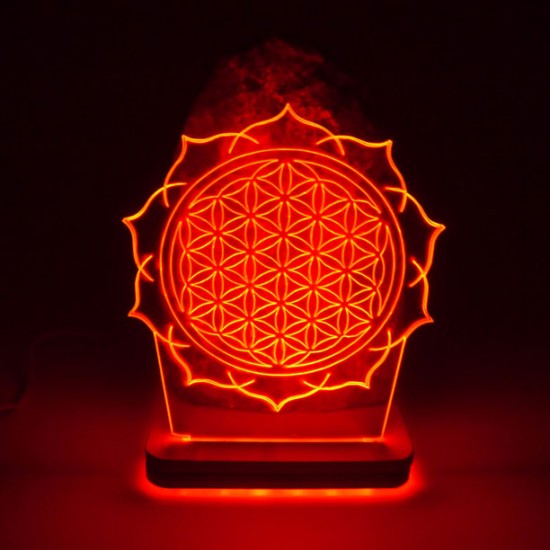 Tuz Lambası 3d Yaşam Çiçeği 5v Led Usb Kablolu - 3 - 4 kg Tuz Lambası 3d Yaşam Çiçeği 5v Led Usb Kablolu - 3 - 4 kg