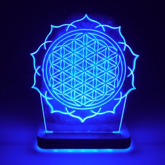 Tuz Lambası 3d Yaşam Çiçeği 5v Led Usb Kablolu - 3 - 4 kg Tuz Lambası 3d Yaşam Çiçeği 5v Led Usb Kablolu - 3 - 4 kg