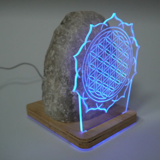 Tuz Lambası 3d Yaşam Çiçeği 5v Led Usb Kablolu - 3 - 4 kg Tuz Lambası 3d Yaşam Çiçeği 5v Led Usb Kablolu - 3 - 4 kg