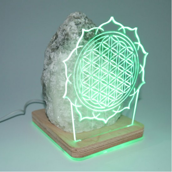 Tuz Lambası 3d Yaşam Çiçeği 5v Led Usb Kablolu - 3 - 4 kg Tuz Lambası 3d Yaşam Çiçeği 5v Led Usb Kablolu - 3 - 4 kg