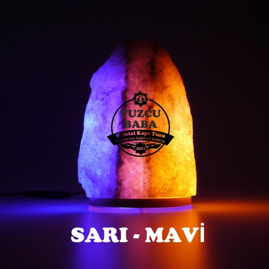 Tuz Lambası 5-6 kg arası 12V Led Işıklı Tuz Lambası 5-6 kg arası 12V Led Işıklı
