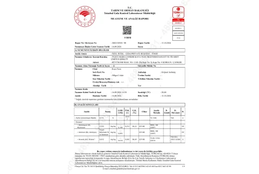 Tuzcu Baba Çankırı Kristal Kaya Tuzunun 2026 Güncel Analiz Sonuçları Açıklandı: Mineral İçeriği ve Ağır Metal Analizleri