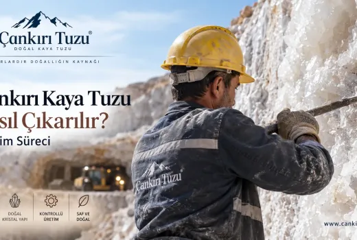 Çankırı Kaya Tuzu Nasıl Çıkarılır ve Üretilir? | Video