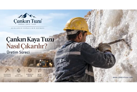 Çankırı Kaya Tuzu Nasıl Çıkarılır ve Üretilir? | Video