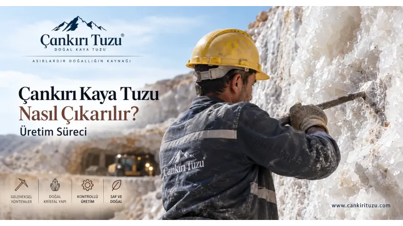 Çankırı Kaya Tuzu Nasıl Çıkarılır ve Üretilir? | Video