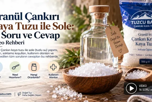 Granül Çankırı Kaya Tuzu ile Sole: 16 Soru ve Cevap | Video