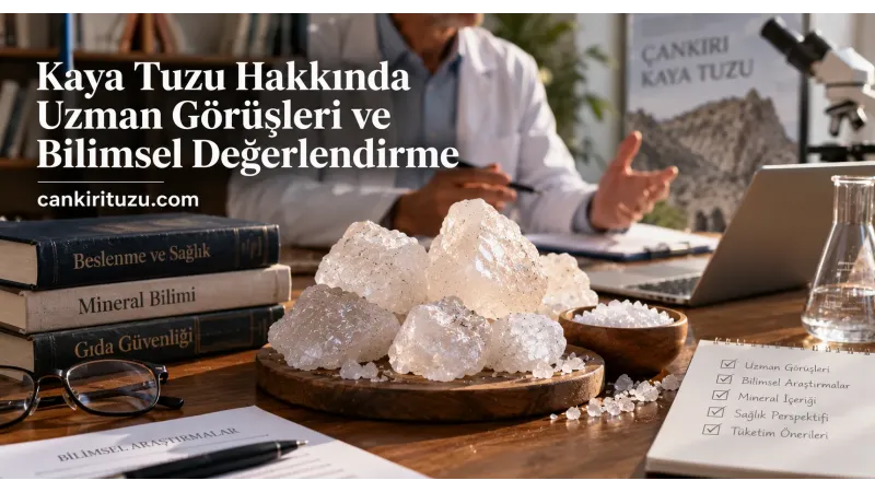 Kaya Tuzu Hakkında Doktorlar ve Bilim Adamlarının Görüşleri