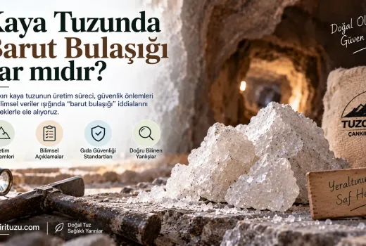 Kaya Tuzunda Barut Bulaşığı varmıdır?