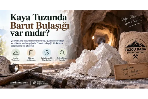 Kaya Tuzunda Barut Bulaşığı varmıdır?