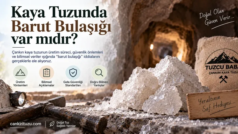 Kaya Tuzunda Barut Bulaşığı varmıdır?
