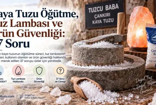 Kaya Tuzu Öğütme, Tuz Lambası ve Ürün Güvenliği: 37 Soru