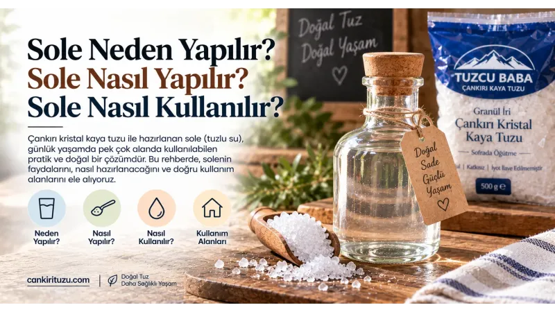 SOLE NEDEN YAPILIR? SOLE NASIL YAPILIR? SOLE NASIL KULLANILIR?