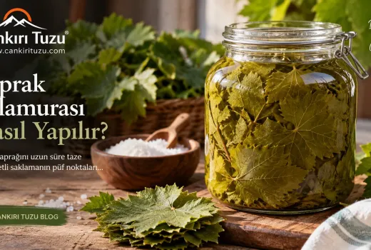 Yaprak Salamurası Nasıl Yapılır?
