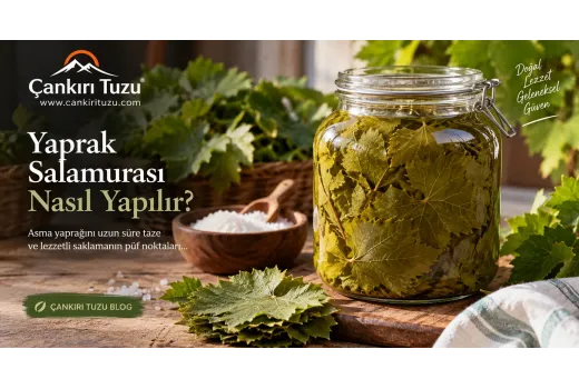 Yaprak Salamurası Nasıl Yapılır?