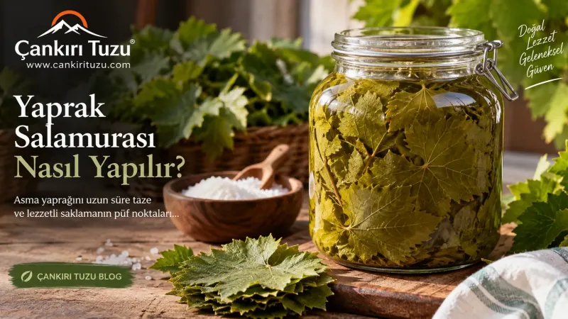 Yaprak Salamurası Nasıl Yapılır?