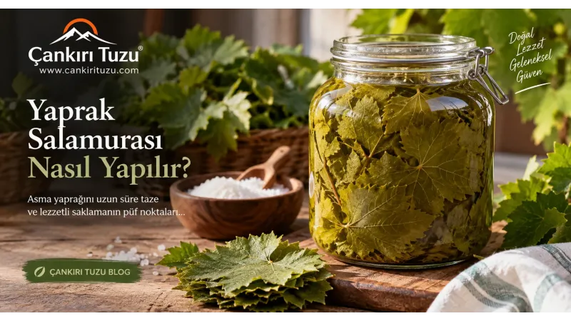Yaprak Salamurası Nasıl Yapılır?