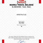 Kristal Tuz Marka Tescil Belgemiz