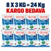24 Kg Sofralık İnce Çankırı Kristal Kaya Tuzu – 8 × 3 Kg ürün görseli 24 Kg Sofralık İnce Çankırı Kristal Kaya Tuzu – 8 × 3 Kg