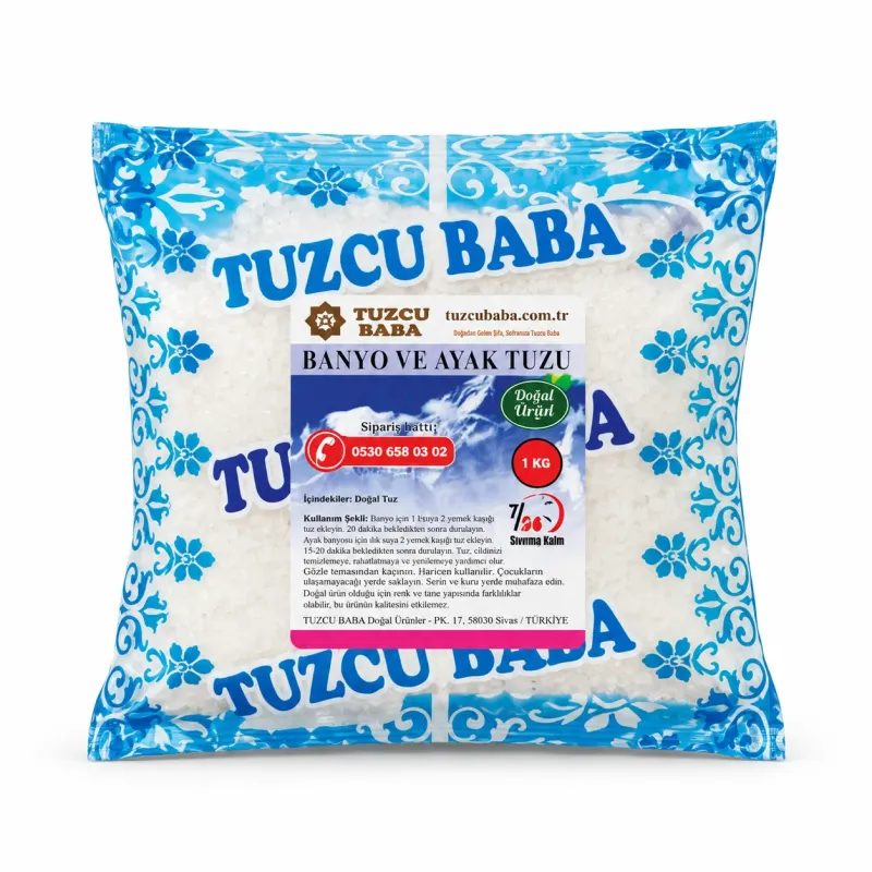 Killi Banyo Tuzu ve Ayak Tuzu – 1 Kg ürün görseli Killi Banyo Tuzu ve Ayak Tuzu – 1 Kg