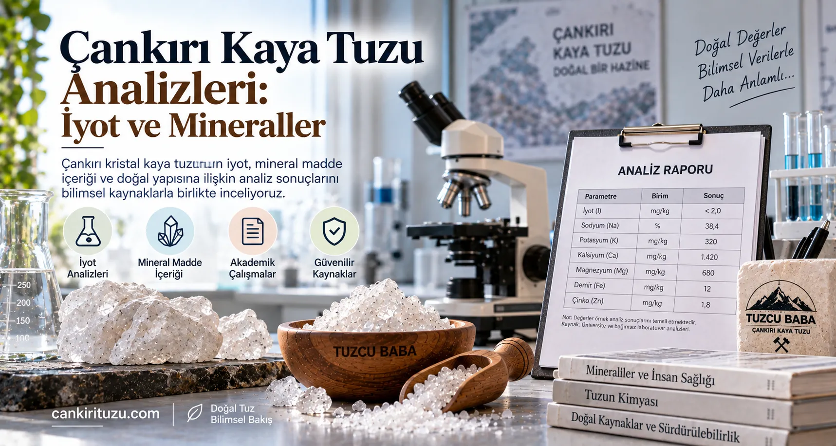 Çankırı kaya tuzu ve kalite değerlendirmesi