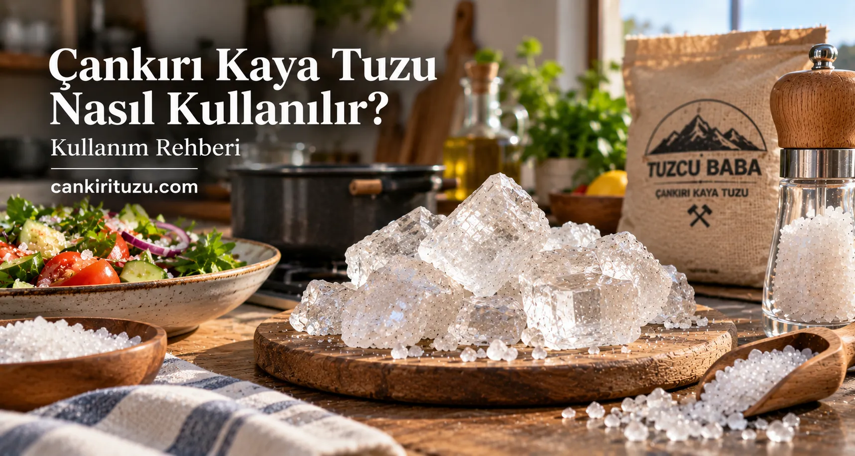Çankırı kaya tuzu kullanım rehberi görseli Çankırı Tuz Mağarası ve doğal kaya tuzu oluşumu