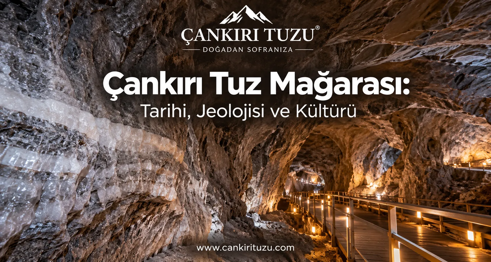 Çankırı Tuz Mağarası kristal damarları Çankırı Tuz Mağarası doğal kaya tuzu kristal damarları