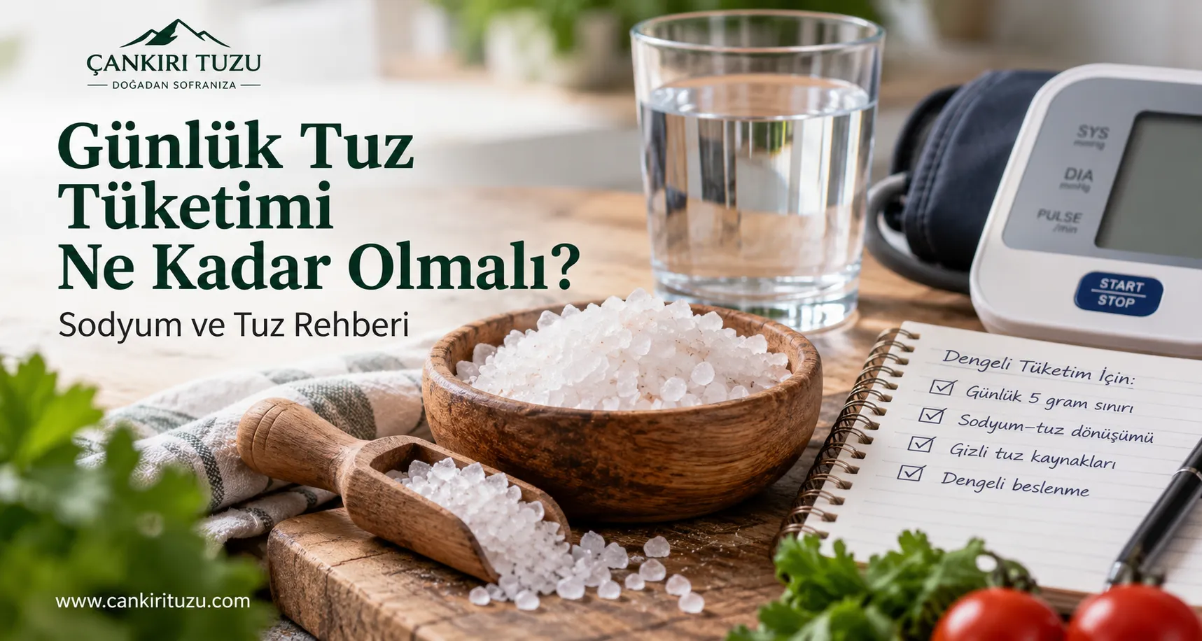 Günlük Tuz Tüketimi Ne Kadar Olmalı? Sodyum ve Tuz Rehberi