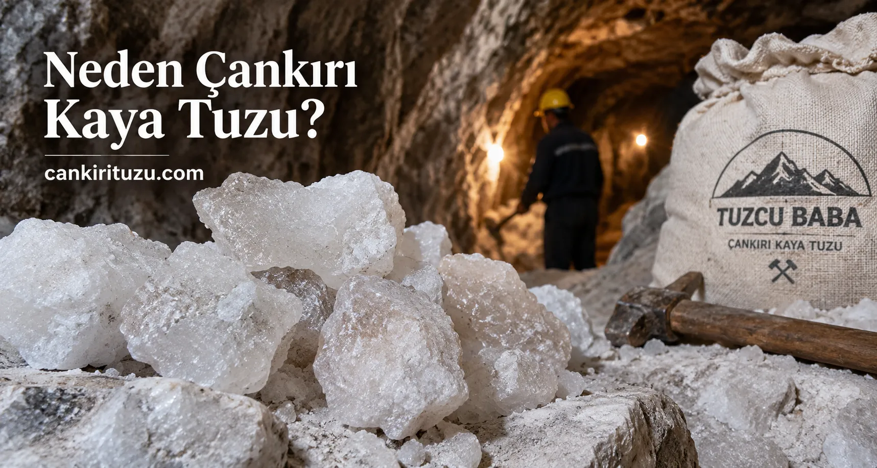 Çankırı kristal kaya tuzu sofralık ürün paketleri
