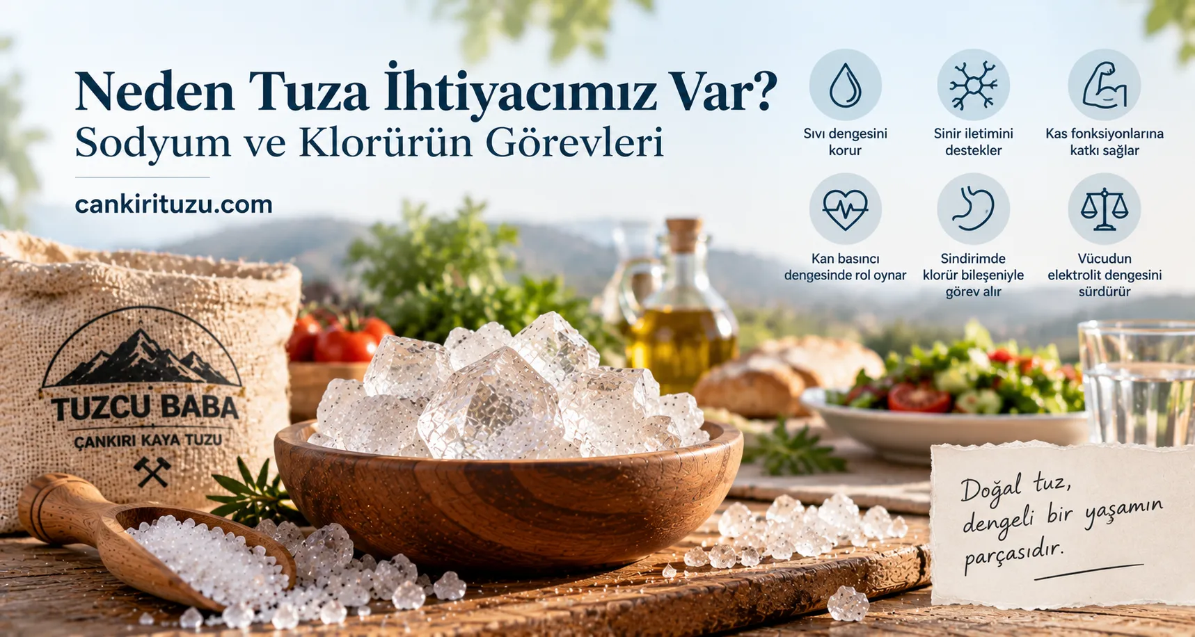 Tuz çeşitleri ve beslenmede sodyum kaynakları