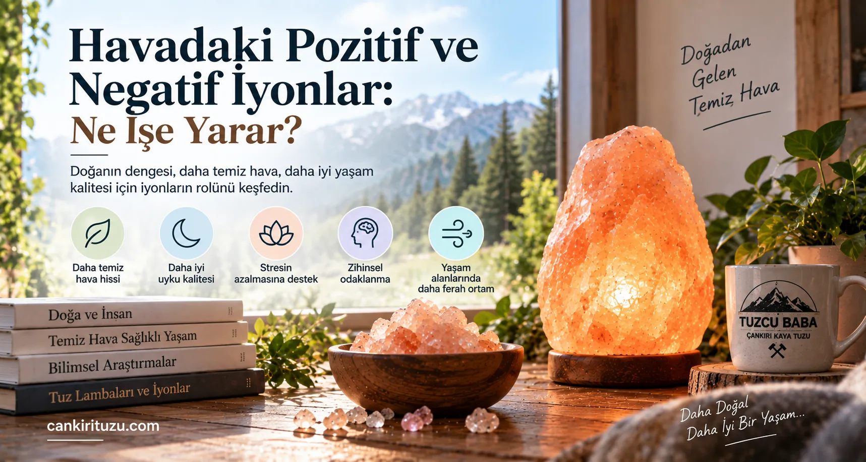 Havadaki pozitif ve negatif iyonlar hakkında bilgilendirme