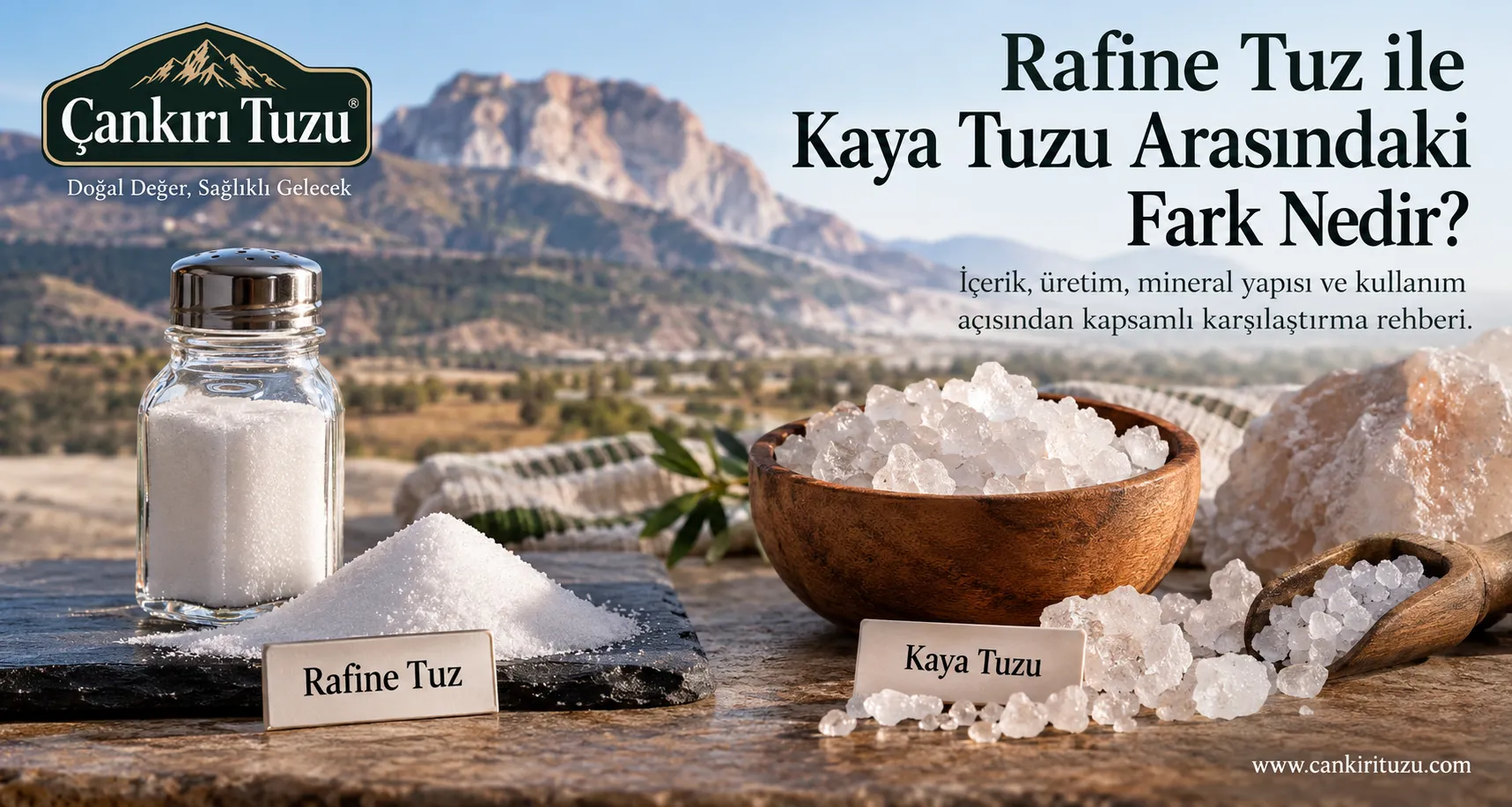 Rafine Tuz ile Kaya Tuzu Arasındaki Fark Nedir?