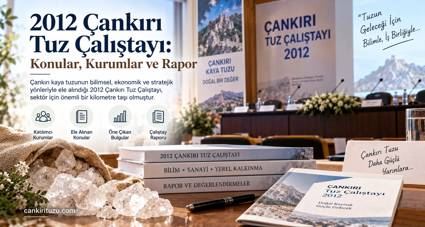 2012 Çankırı Tuz Çalıştayı ve bilimsel çalışma