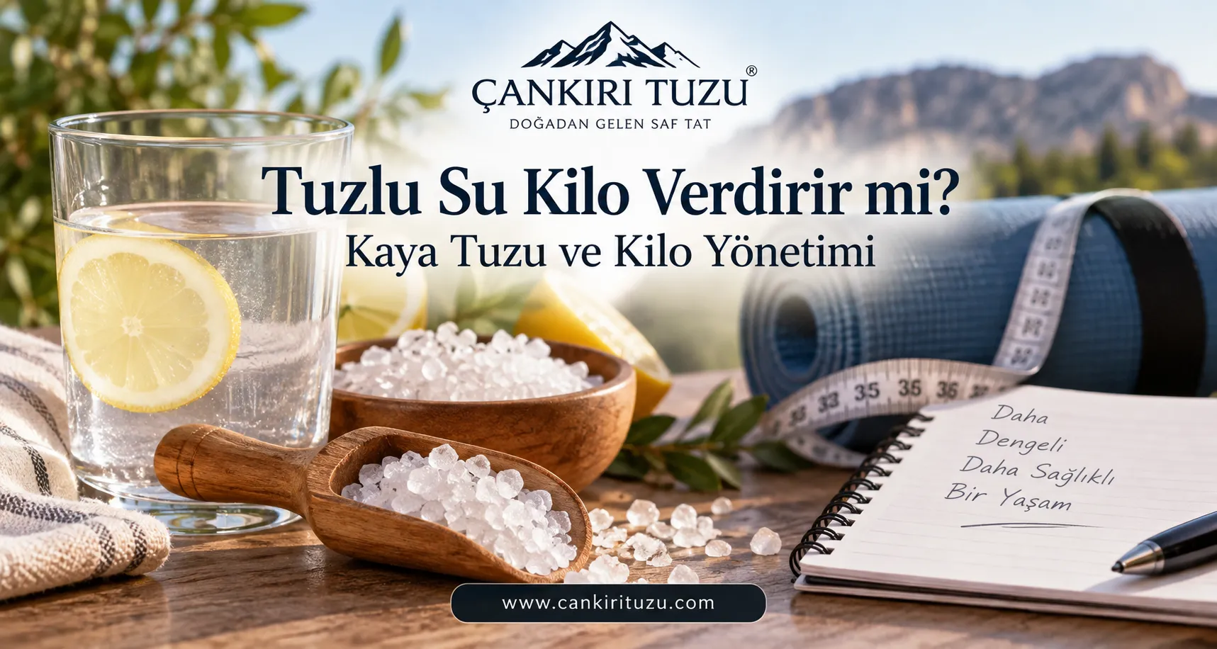 Tuzlu Su Kilo Verdirir mi? Kaya Tuzu ve Kilo Yönetimi